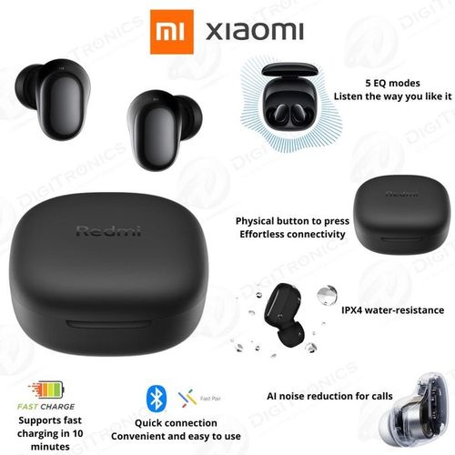 XIAOMI Redmi Buds 6 Play (Black)
 Fiche Technique et Prix au Maroc