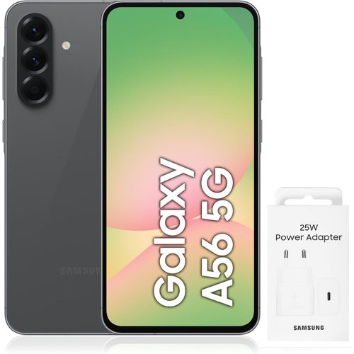 Samsung Galaxy A56 5G – 6.7 »-(8GB – 256GB)-50MP+12MP+5MP+/32MP- Noir + Chargeur 25 W
 Fiche Technique et Prix au Maroc