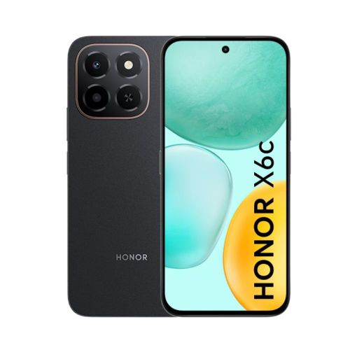 Honor X6c 6.6&Prime;  (256GB / 6GB jusqu&rsquo;à 12Go ) – 5300 mAh/35W – 50MP – AI Button AI Eraser – Midnight Black 
 Fiche Technique et Prix au Maroc