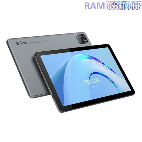 G-Tab Tablette T11 4G 10,1&Prime; Ram 8 Go (4+4)stockage 128GB 13Mpx 6580 mAh+pochette+screen+pen-Gray
 Fiche Technique et Prix au Maroc