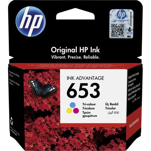 Hp Cartouche d&rsquo;encre d&rsquo;origine Ink Advantage 653 Couleur (3YM74AE)
 Fiche Technique et Prix au Maroc