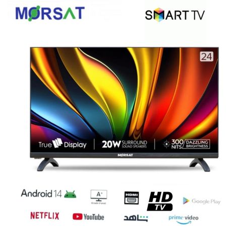 MORSAT Tv 24 Smart Android 14&Prime; Récepteur intégré+ TNT + HDMI + USB (MOR24SM)
 Fiche Technique et Prix au Maroc