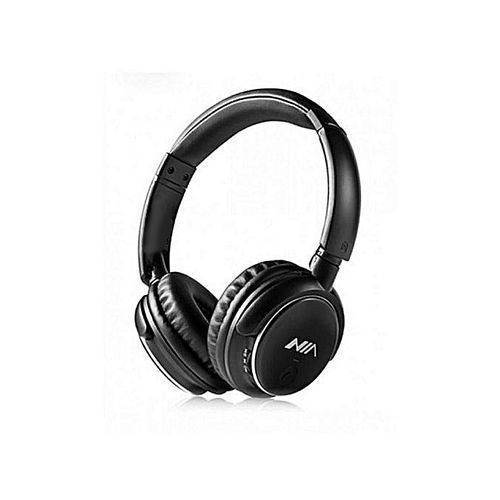 Nia Casque Bluetooth Q1 avec Microphone Radio FM support Micro SD / Auxiliaire – noir
 Fiche Technique et Prix au Maroc