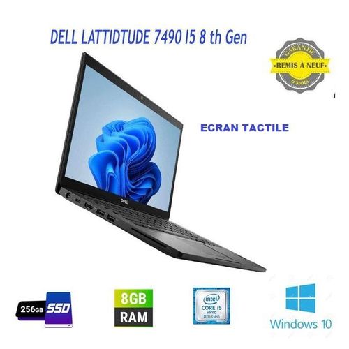DELL LATITUDE 7490-Core i5-8ème Gen 8 Go 256 Go SSD ECRAN 14 FHD-Tactile – Remis a neuf
 Fiche Technique et Prix au Maroc