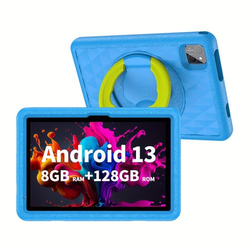 VASOUN Tablette 10.1 pouces Android 13 , 8Go Ram 128 Go Rom, pochette gratuite
 Fiche Technique et Prix au Maroc