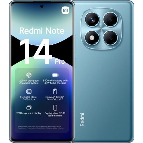 XIAOMI Redmi note 14 Pro – 6.67&Prime; – 8 Go Ram – 256 Go – Bleu
 Fiche Technique et Prix au Maroc