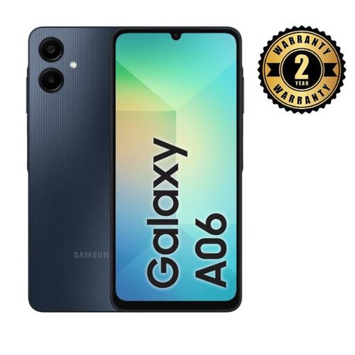 Samsung Galaxy A06 – 6,7&Prime; – 128 Go – 6 Go RAM – Noir – 2 ans de garantie
 Fiche Technique et Prix au Maroc