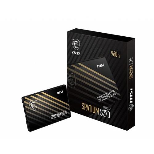 Msi SSD  SPATIUM S270 240GB SATA 2.5"
 Fiche Technique et Prix au Maroc