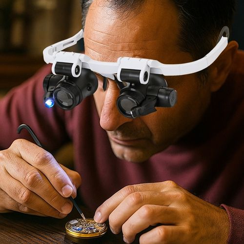 Loupe Lunettes LED Grossissement x8 - Réparation Mobile, Bijoux, Montres
 Fiche Technique et Prix au Maroc