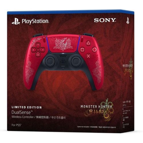 Sony Manette PS5 sans fil DualSense Edition limitée Monster Hunter Wild 
 Fiche Technique et Prix au Maroc