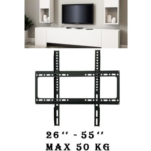Support mural pour téléviseur à écran plat  26'' - 55'' maximum 50 KG
 Fiche Technique et Prix au Maroc