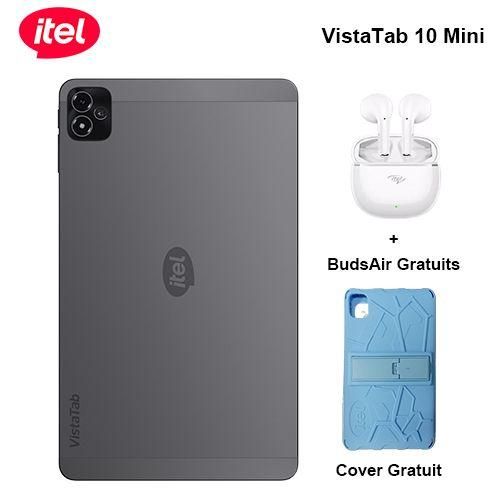 Itel Tablette Vista Tab 10 mini 4G 8"-64GB 8GB RAM (3+5) 5100 mAh-Grey+Pochette BLEU+ Kit
 Fiche Technique et Prix au Maroc