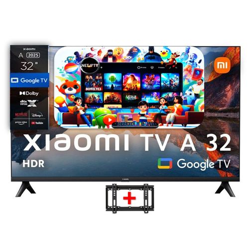 XIAOMI 32 Android TV™ 2025 - Google Assistant™ Bluetooth™ Dolby Audio™ plus support tv
 Fiche Technique et Prix au Maroc