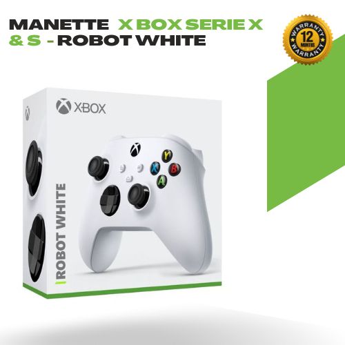 XBOX Manette Series S Et X sans fil Robot White - Compatible PC
 Fiche Technique et Prix au Maroc