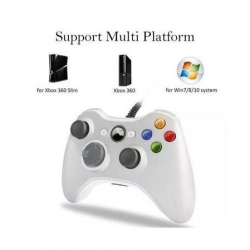Manette Avec Fil Haute Qualite filaire Xbox 360 Contrôleur De Jeu PC
 Fiche Technique et Prix au Maroc