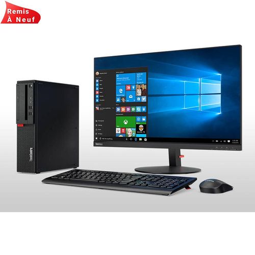 Lenovo Thinkcentre M710s G4500 - 8 Go , 500Go Avec Ecran 22" ThinkVision T22i-10 (Remis à Neuf)
 Fiche Technique et Prix au Maroc