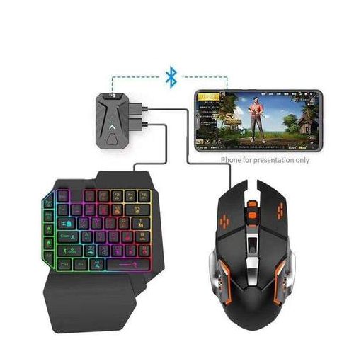 Pack de jeu mobile 4 en 1 convertisseur Bluetooth plus clavier et souris pour smartphone
 Fiche Technique et Prix au Maroc
