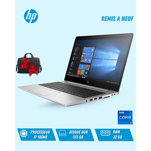 Hp Ordinateur portable EliteBook 840 G7 Intel® Core™ i7-10210U Ecran Full HD 32Go DDR4 512 Go SSD Renis a Neuf
 Fiche Technique et Prix au Maroc
