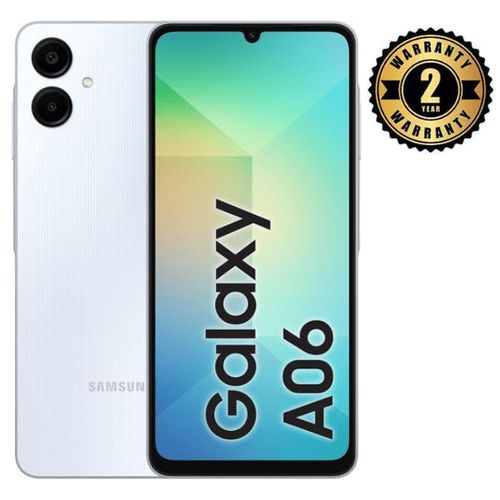 Samsung Galaxy A06 - 6,7" - 128 Go - 6 Go RAM – Light Blue - 2 ans de garantie
 Fiche Technique et Prix au Maroc