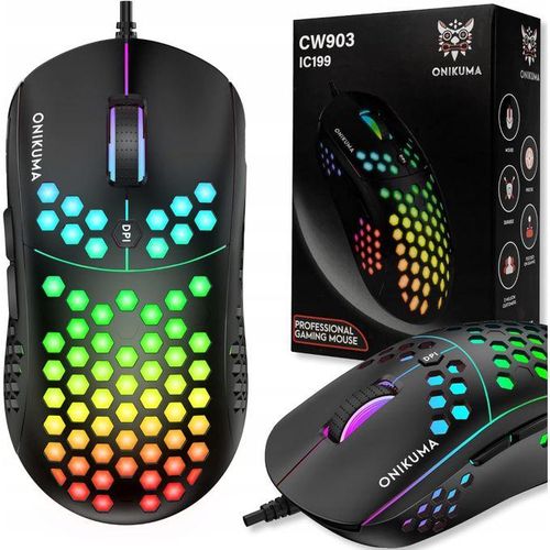 Onikuma Souris de jeu a fil gaming Pro RGB 7 boutons
 Fiche Technique et Prix au Maroc