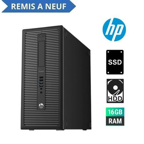 Hp ProDesk 600 G1 Tour i5-4590 3.3Ghz  16Go Ram 256GB SSD 500GB HDD - Remis A Neuf
 Fiche Technique et Prix au Maroc