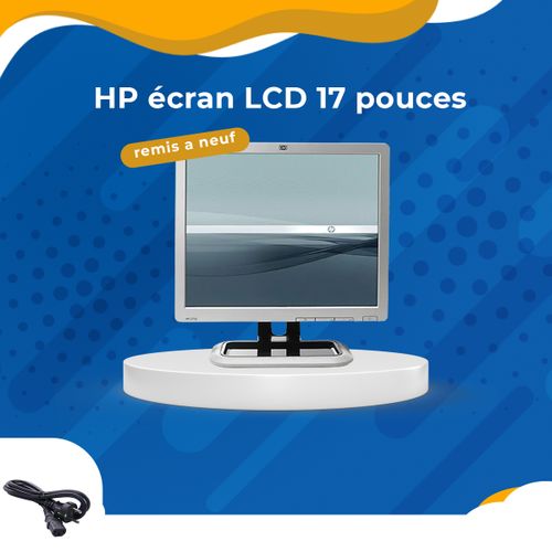 Hp  Ecran 17" LCD - 1280 x 1024 à 60 Hz - VGA - Remis a Neuf
 Fiche Technique et Prix au Maroc