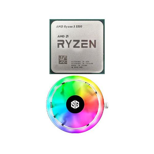 Amd BUNDLE PROCESSEUR  AM4 RYZEN 5 5500 MPK
 Fiche Technique et Prix au Maroc