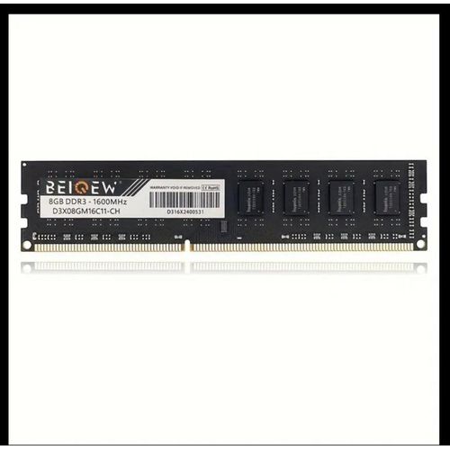 Mémoire RAM DDR3 8GB 1600MHz 1.5V pour PC – Module Haute Performance pour Ordinateur de Bureau
 Fiche Technique et Prix au Maroc