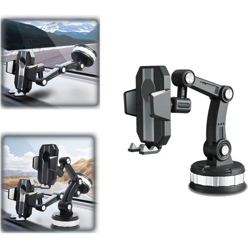 Support Téléphone de Voiture sur Pare brise Tableau bord (Ventouse ULTRA SOLIDE)
 Fiche Technique et Prix au Maroc