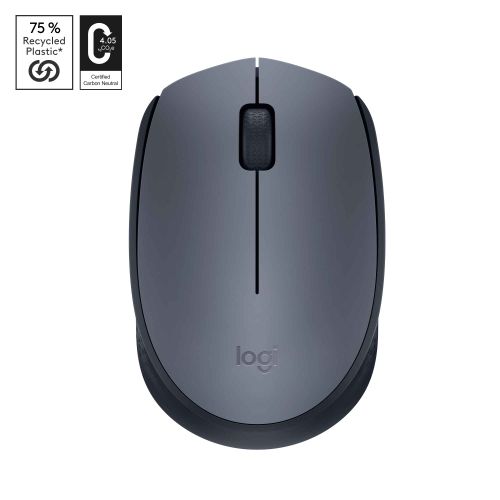 Logitech M170 Souris Sans Fil pour PC, Mac, Ordinateur portable, 2,4 GHz avec Mini-récepteur USB, Suivi Optique, Autonomie de Piles de 12 mois, Ambidextre- Gris
 Fiche Technique et Prix au Maroc