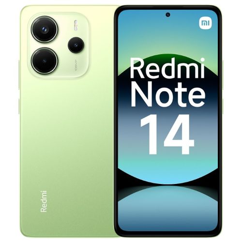 XIAOMI Redmi note 14 – 6 Go Ram – 128 Go – Vert
 Fiche Technique et Prix au Maroc