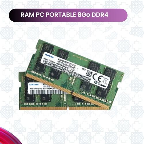 Samsung Mémoire vive (RAM) 8 Go DDR4 2666
 Fiche Technique et Prix au Maroc