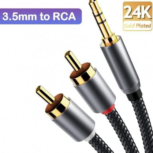 câble Audio 3.5mm vers 2RCA  5 mètre
 Fiche Technique et Prix au Maroc
