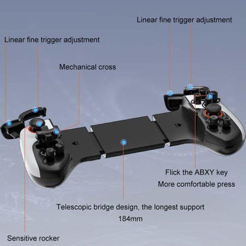 Manette de jeu mobile Bluetooth 5.3 JK03 Extensible et sans fil
 Fiche Technique et Prix au Maroc