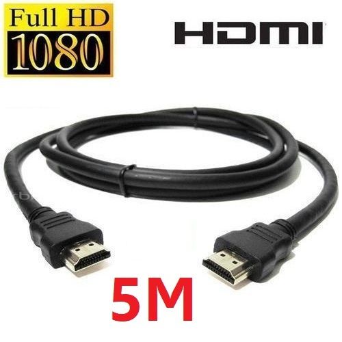 Câble HDMI 5M // Full HD Compatible Xbox PS TV, Pc Portable, Playstation
 Fiche Technique et Prix au Maroc