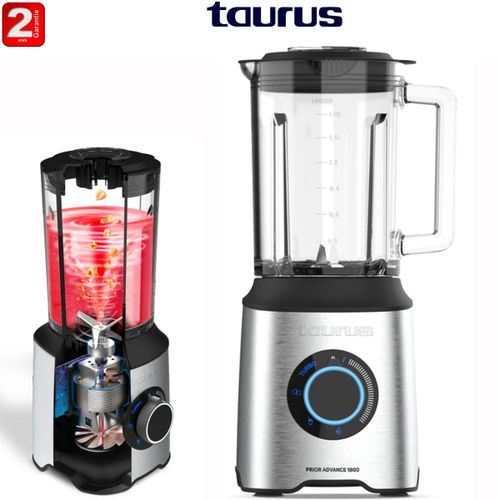 Taurus Blender PRIOR ADVANCE 1800 w 2 L Bol en verre- 2ans de garantie
 Fiche Technique et Prix au Maroc