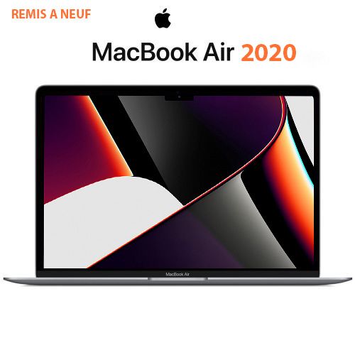 Apple Macbook air 2020-Retina 13,3" -INTEL i3 -RAM 8Go-SSD 256Go-Batterie10h -remis a neuf/
 Fiche Technique et Prix au Maroc