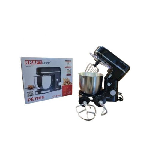 Kraft line Robot pétrin multifonctions-1500W, 6 vitesses ,Bol en inox 5L - Noir
 Fiche Technique et Prix au Maroc