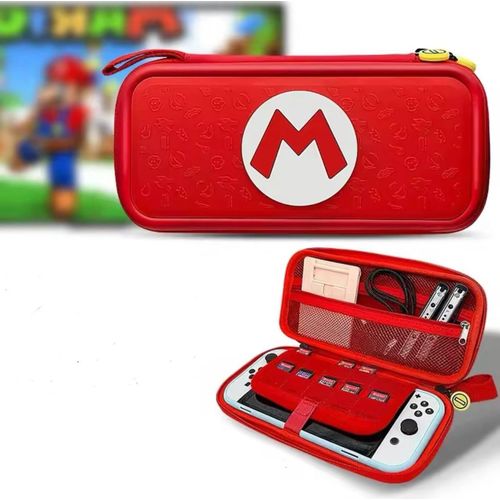 Pochette rigide Compatible pour switch V2 et OLED - Etui de transport  en thème Mario
 Fiche Technique et Prix au Maroc