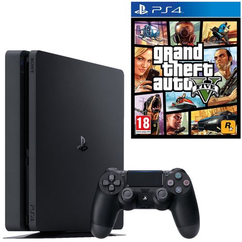Entertainment Cds Console PS4 Slim 500Go Noire/Jet Black Remis A Neuf avec GTA 5
 Fiche Technique et Prix au Maroc