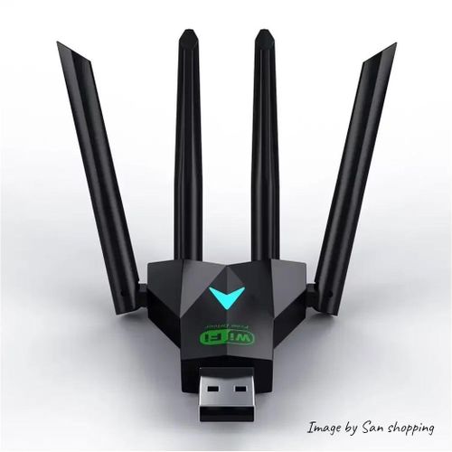 USB WiFi USB Adapter Dual Band 2.4G/5Ghz Wi-Fi Dongle 4 Antenna 1300Mbps
 Fiche Technique et Prix au Maroc