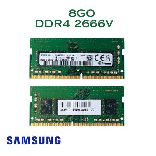 Samsung Mémoire pc portable 8 Go (8 Go, 1 x 8 Go, DDR4, 2666 MHz
 Fiche Technique et Prix au Maroc