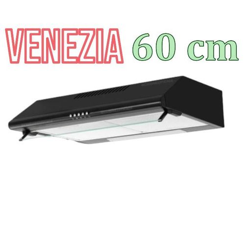VENEZIA ITALIAN DESIGN HOTTE NOIR 60 cm monomoteur 
 Fiche Technique et Prix au Maroc