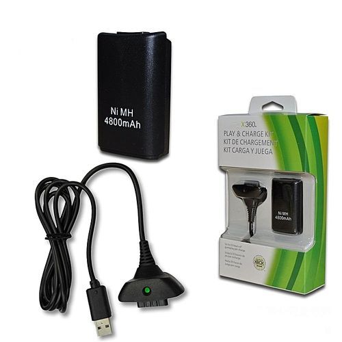 Kit de Chargement et Batterie de Remplacement Haute Qualite Play & Charge Pour Xbox 360
 Fiche Technique et Prix au Maroc