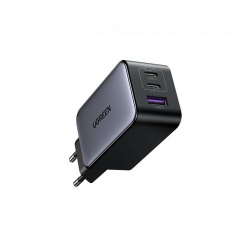 Ugreen USB-A+2*USB-C 65W  GaN Tech Fast Charger (Black)
 Fiche Technique et Prix au Maroc