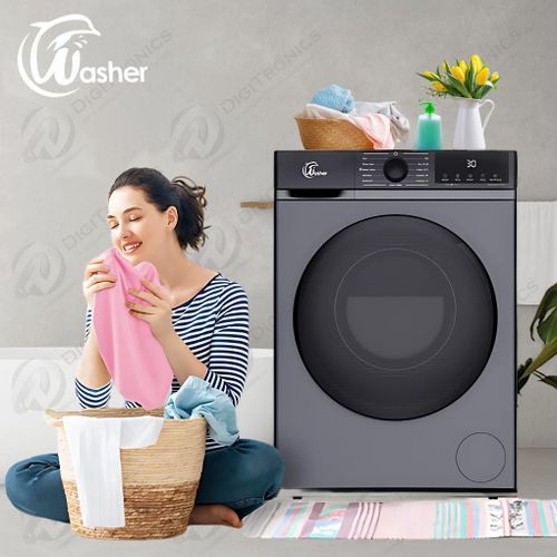 Washer Machine à laver 8KG automatique frontal haute performance Dark Grey, WS-801
 Fiche Technique et Prix au Maroc