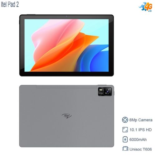Itel tablette Vista TAb 10 "-128GB 12GB RAM 6000mAh, Android12 8MP Pochette+ Screen-Grey
 Fiche Technique et Prix au Maroc
