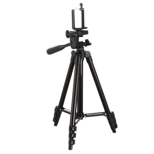 Trépied Support Télescopique en aluminium Pour Appareil Photo 102 cm Avec sacoche de protection et Mount pour smartphone, Tripied Couleur Noir
 Fiche Technique et Prix au Maroc