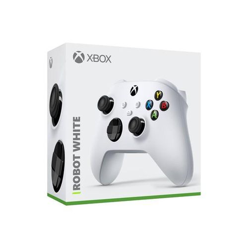 Microsoft Manette Sans Fil Officielle XBOX Blanc Robot
 Fiche Technique et Prix au Maroc