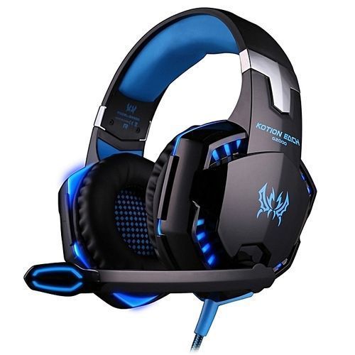 Casque Gamer PRO Gaming de Haute Qualité, Excellent Son, LED, connecteur Jack, Port USB - Bleu/Noir
 Fiche Technique et Prix au Maroc